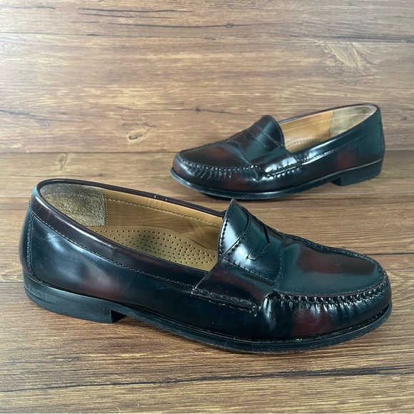 Cole Haan Other - Cole Haan Black Leather Slip-On Penny Loafers Dress Shoes Men’s Size 9